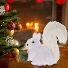 Animal Figurine Squirrel Ornaments Furry Squirrels Fuzzy Decorative