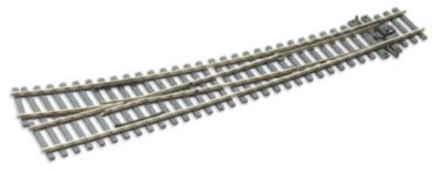 Peco SL-E186 gebogener Doppelradius rechte Handspitze Electrofrog Code 75 OO Gauge