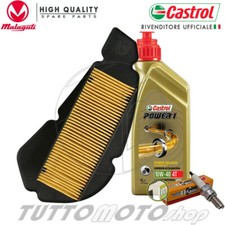 Tagliando MALAGUTI Blog 125-160 ie 2009 2010 2011 / Olio Castrol Filtro Candela