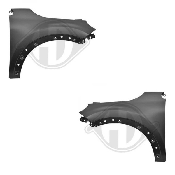KotflüGel Set Rechts Links Unlackiert Passend FüR Fiat 500X 334_ 334-image