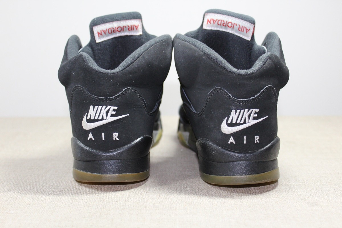 Air Jordan 5 RETRO OG (2016) ブラック/グレー Nike Air Jordan 5 Retro OG Black Metallic 2016 US 10 Brand