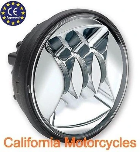 Lente Faro Auxiliar Led Homologado Para Harley-Davidson® Speaker Led Spotlight