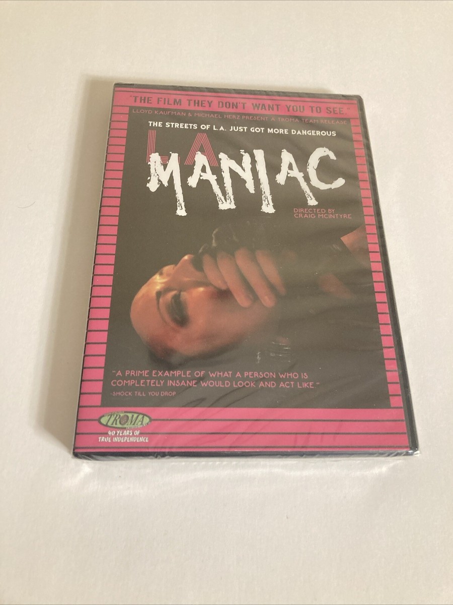 L.A. Maniac DVD Celeste Marie Martinez 2011 Horror Movie