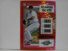2022 Panini Chronicles Contenders Optic Pink Pulsar Connor Seabold #10 Rookie RC