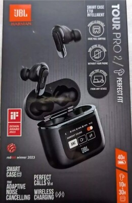 JBL Tour Pro 2 True Wireless In-Ear Kopfhörer Bluetooth Kopfhörer Mit Active NEU