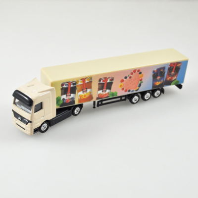 Truck Advertising Schwartau - The First Extra of the Day - Mercedes Actros Truck