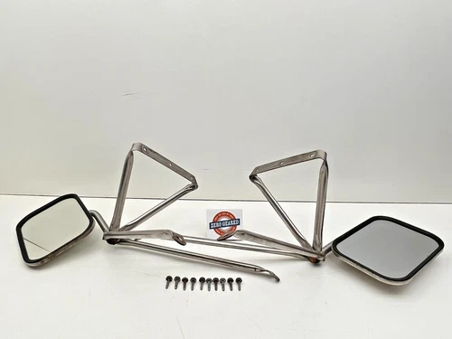 87-91 Ford Truck  Door Tow Mirrors & Brackets OEM Ford Brick Nose OEM Ford