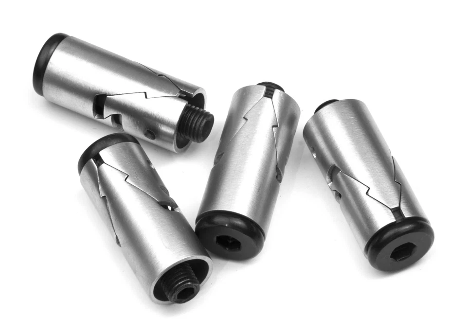24x Konnektor für USM Haller Verbindung Rohr & Kugel Verbinder Connector -Silber - Bild 1 von 4