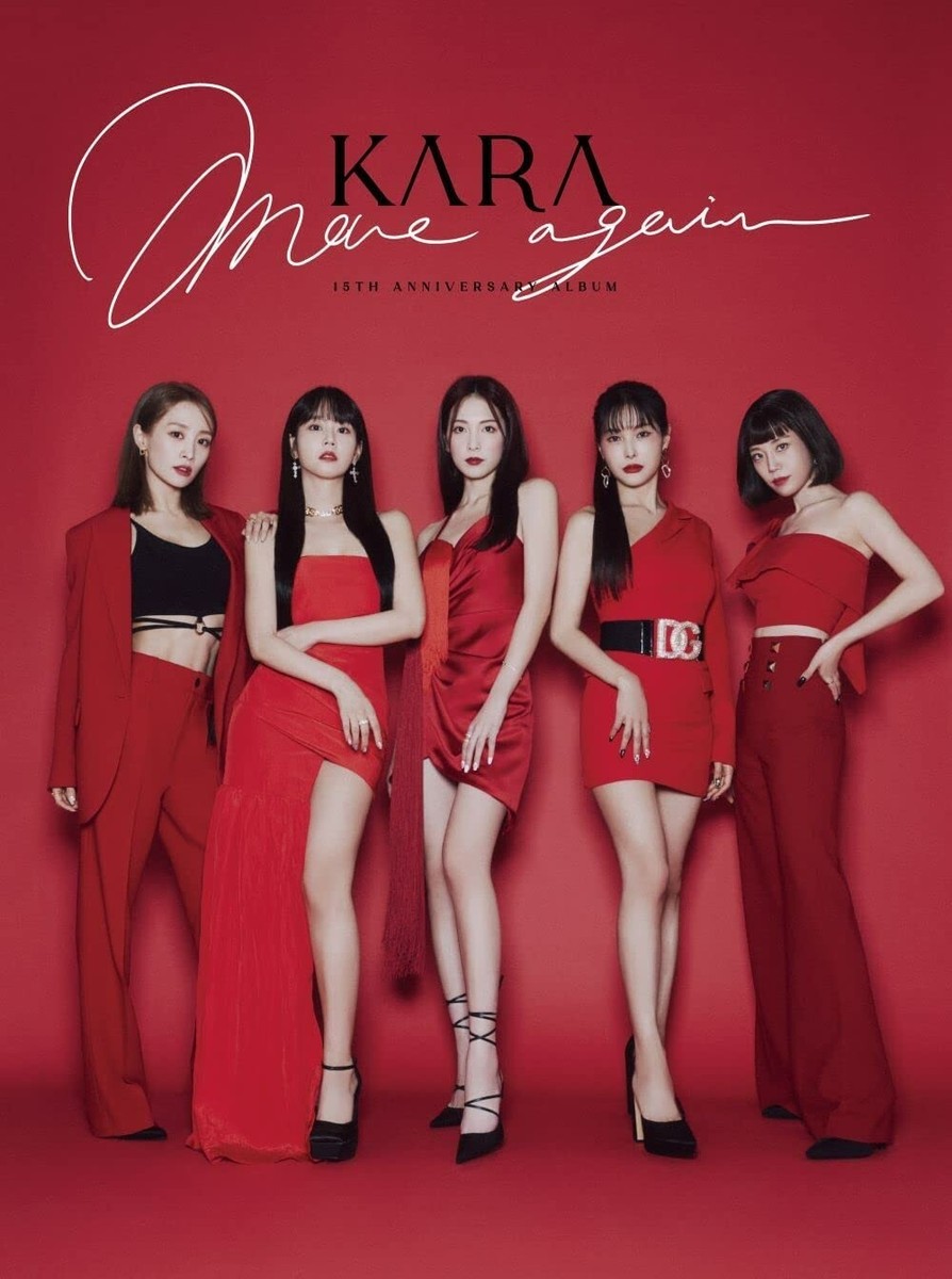 MOVE AGAIN KARA 15TH ANNIVERSARY ALBUM Japan Edition 2 CD Blu-ray