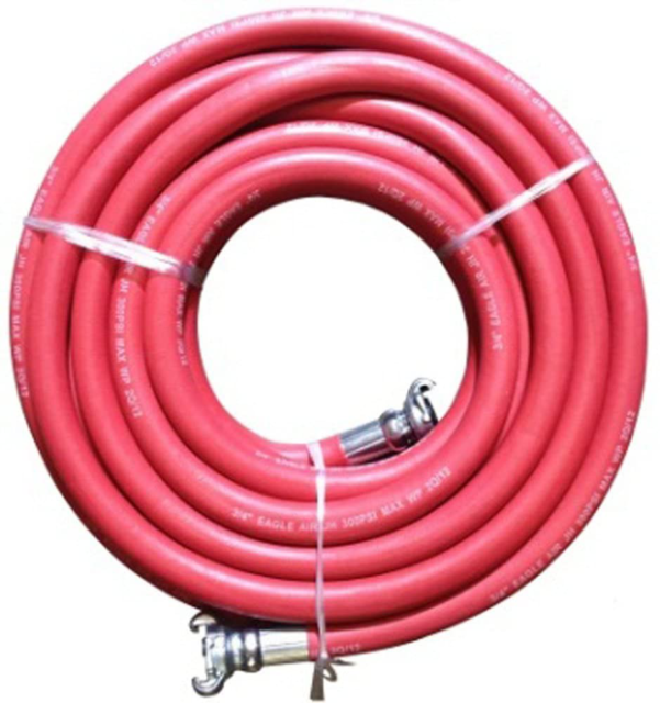 JGB Eagle Red Jackhammer Rubber Air Hose 3/4" Universal Chicago