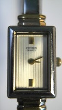 CITIZEN 5421-K15044CK Quartz Rectangular Two-Tone Women's Wristwatch