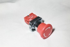 New 1x Heavy Duty 22mm RED Mushroom Emergency Stop button Switch, E-stop, 1 NC