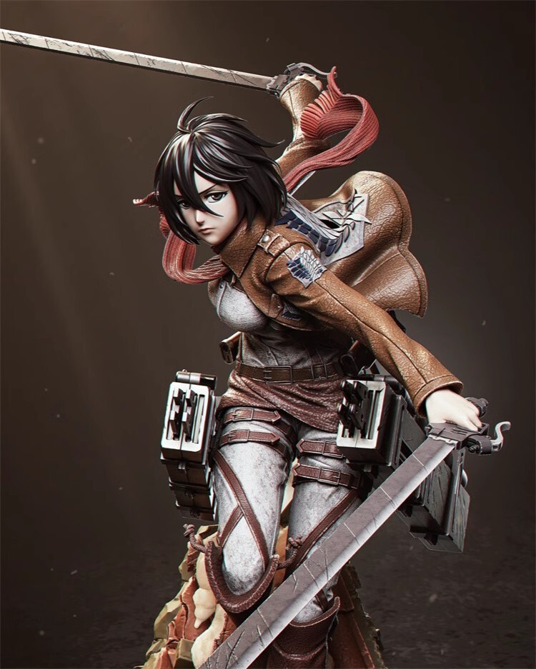 1/8 Resin Model H/ 31cm Mikasa 3D Printed Model Unassembled