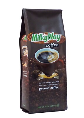 Milky Way Caramel, Nougat & Chocolate Flavored Ground Coffee, 10 oz bag