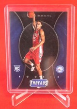 Ben Simmons Rookie Threads Panini NBA Basketball Card #258 MINT 