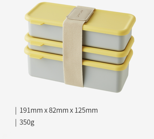 Juego de cucharas Lock&Lock Free de 2 capas caja de almuerzo palillos DosiLock paquete de inicio - Imagen 2 de 5