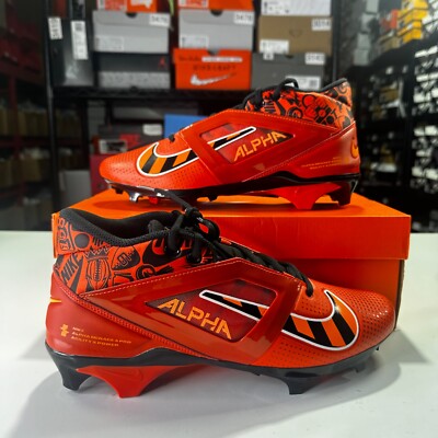 Nike Alpha Menace 4 Pro Nrg Picante Red Football Men Sz 10.5 FQ3984-600 New Nike Alpha Menace 4 Pro Nrg Picante Red-Black Football Sz  main image 2