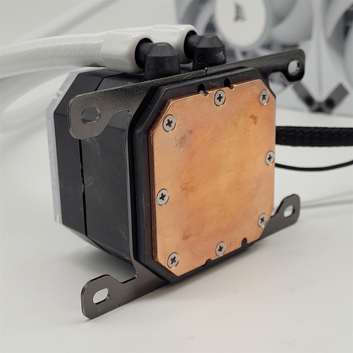 Corsair iCUE H100i Elite CAPELLIX XT Liquid CPU Cooler - 240mm Radiator - White - Photo 4/4