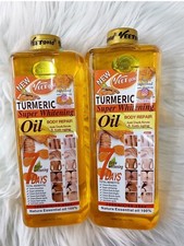 ORIGINAL Veet Gold Turmeric Super Whitening Body Corrector Oil 1000ml 2pcs
