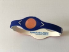 2 PCS Blue  Orange Power Balance Energy Bracelet Game Day Wristband