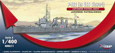 MIRAGE 400611 1:400 P-102 [ex USS STEWART] Japanese Patrol Boat