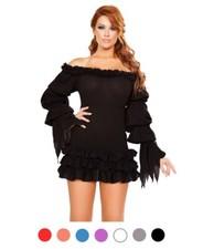 Brand New Ruffled Pirate Dress Roma Costume 4770