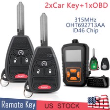 2 Remote Key Fob Programming Tool For Jeep Wrangler Patriot Compass 2007-2017