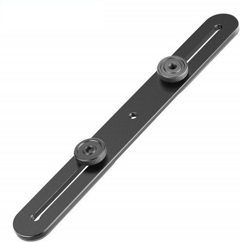 Dual Camera Mount Flash Bracket Extension Bar Arm Tripod Holder MIC LED Monitor - Picture 3 of 11