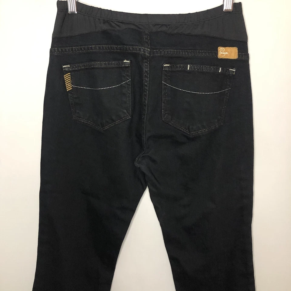 PAIGE Denim Women's Maternity Black Jeans Blue Heights Skinny 30 X 34 - Image 2 of 4