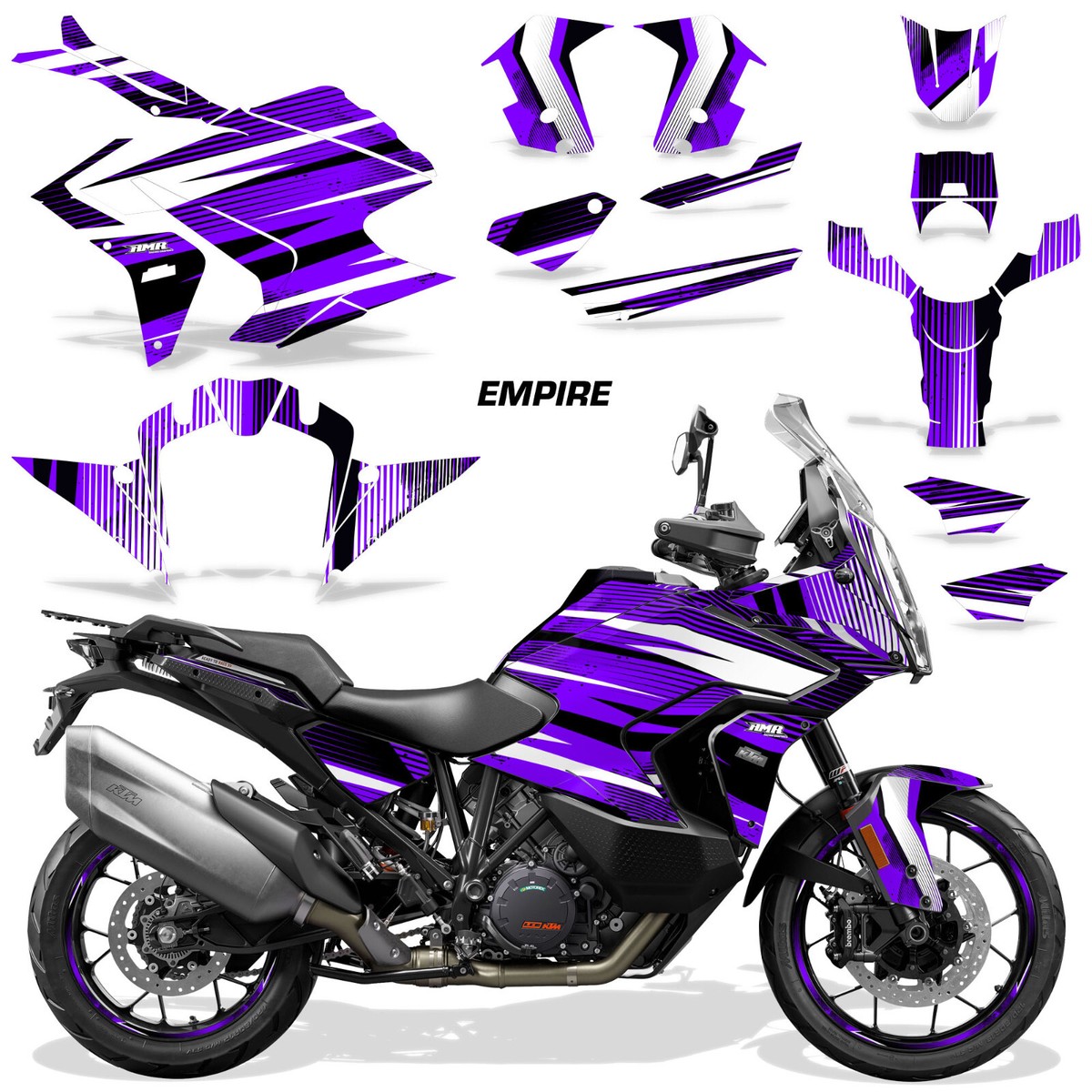 EMPiRE/EMPiRE'S SUPER ULTRA SPECTACULAR… Streetbike Graphic Decals For KTM Super Adventurer 1290 2021-2022