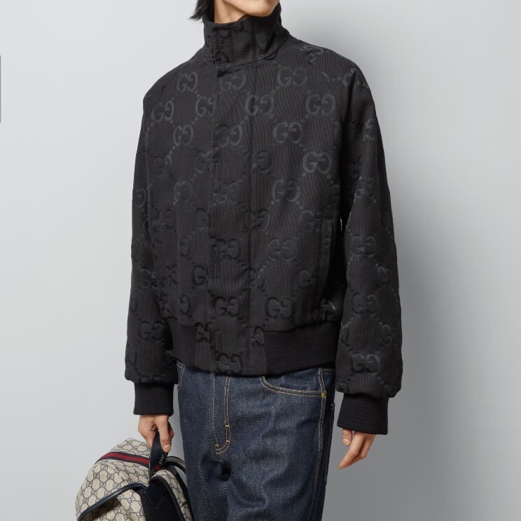 GUCCI • Jumbo GG canvas jacket * NWT * (small/46) w/ box GUCCI • Jumbo GG canvas jacket * NWT * (small/46) w/ box