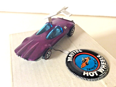 Hot Wheels Redliner by Mattel org.1970 ''SWINGING´WING'' with org. Button no Box