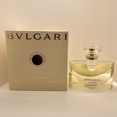 BVLGARI Pour Femme 100 ml 3.4 oz EDT Parfum Spray Discontinued