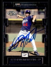Ethan Martin signed auto 2008 TriStar Prospects Plus #14 card