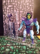 MOTU Skeletor Acrylic Base Set / Stand  ** No Action Figure Included **