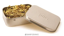 NIFTY NOTION #6707 BRASS SAFETY PINS 144 EACH, SIZE 2 