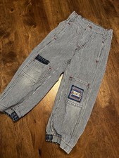 Vintage 1992 Little Levi&rsquo;s Hickory Stripe Carpenter Pants 4t USA Salesman Sample