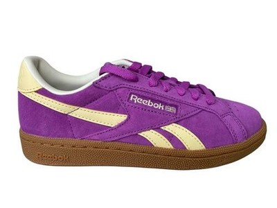Reebok Women Sneaker Club C Ground UK 100220814 Tennis Purple Chalk Size 9.5 M