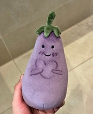Jellycat  Vivacious Vegetable Aubergine - Eggplant Plush Stuffed Toy
