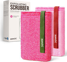 Body Scrubber, Exfoliating Sponge with Different Levels, Body Exfoliator for Rem