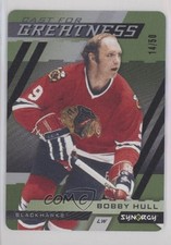 2022 Synergy Cast for Greatness Metal Green Achievement 14/50 Bobby Hull HOF q2c