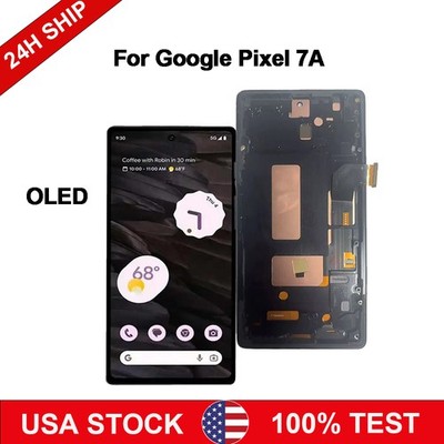Smaller OLED For Google Pixel 7A LCD Display Screen Touch Digitizer Replacement