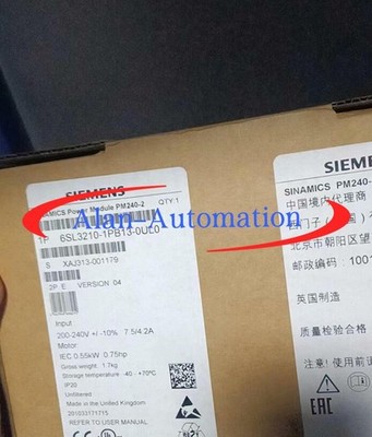 1Pcs New 6SL3210-1PB13-0UL0 Siemens Power Module PM240-2 Shipping DHL