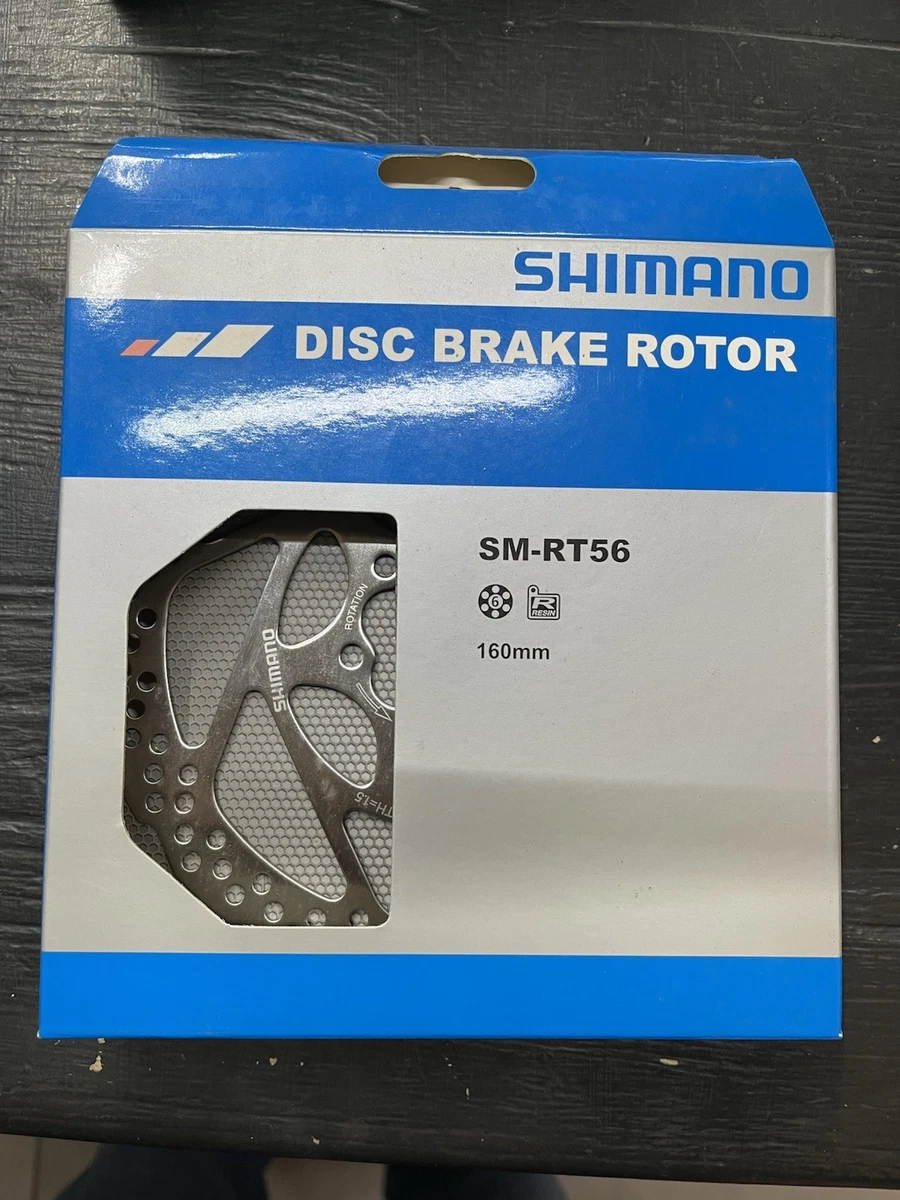 Par De Discos De Freio Rotor Shimano Rt54 160mm Center Lock Prateado