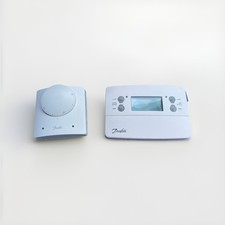 Danfoss FP715Si 2-Channel Programmer & Hardwired Thermostat Used Good Condition