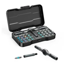 24 in 1 Magnetic Screwdriver Set, DIY Ratchet Screwdriver Set, Multi Bit 