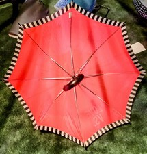 Victoria's Secret Umbrella Pink/white/black Nice Size