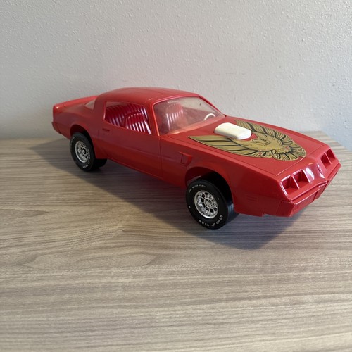 Vintage Pontiac Trans Am Processed Plastics Co Made in USA Hard Top 18" Red