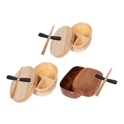 Holz-Sushi-Box Holz-Lunchbox für Damen Herren Kinder Exquisite Verarbeitung