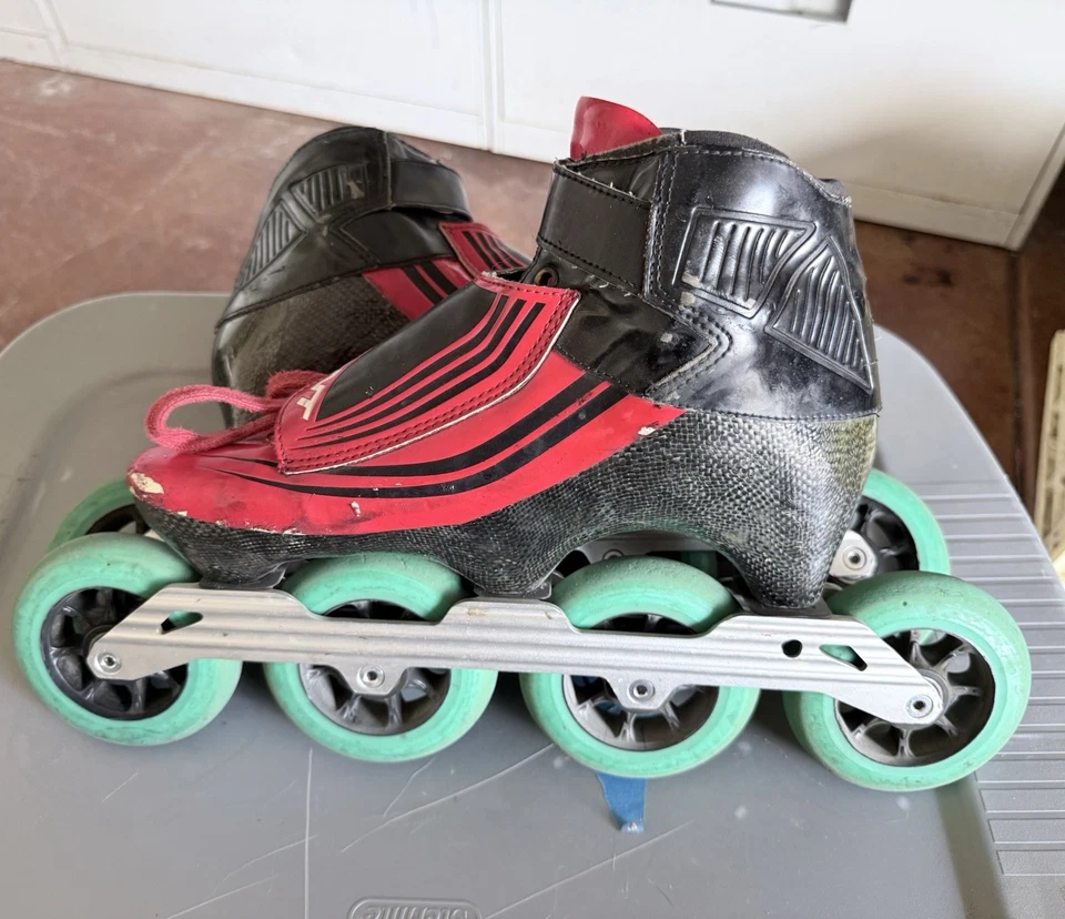 BONT Semi Racing Rollerblades Speed Inline 滑冰鞋男式 9-9.5 码 — 第 4/4 张图片